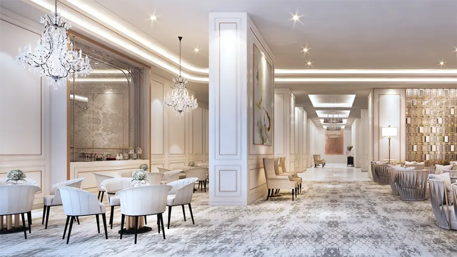 งานตกแต่งภายใน Jimo Spa Hotel - ภาพที่ 1