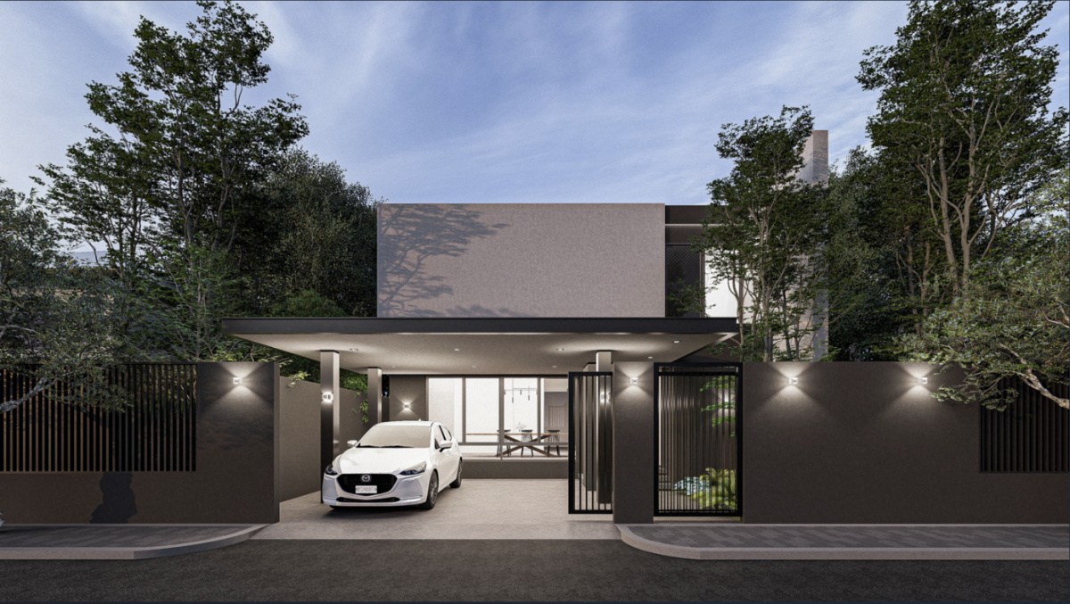 K.Khao Private House | รับสร้างบ้าน กรุงเทพ Wide House