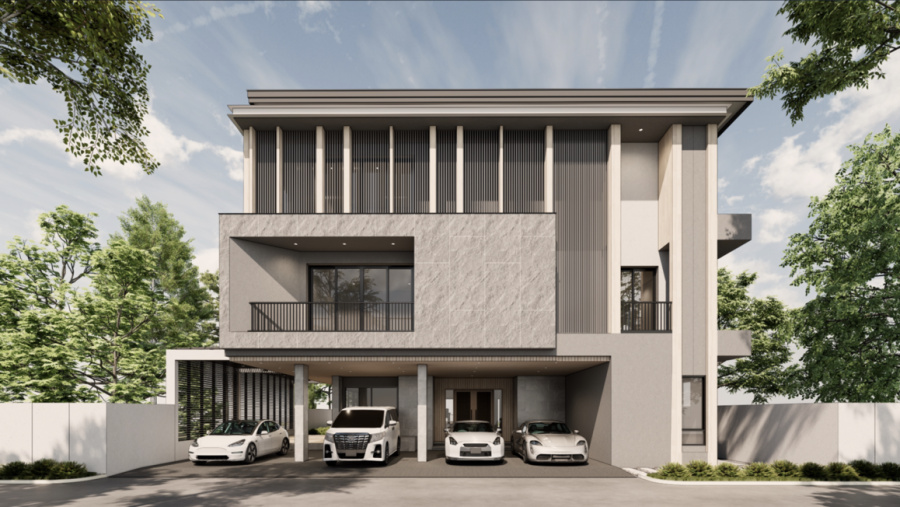 K.Chudaporn Private House | รับสร้างบ้าน กรุงเทพ Wide House