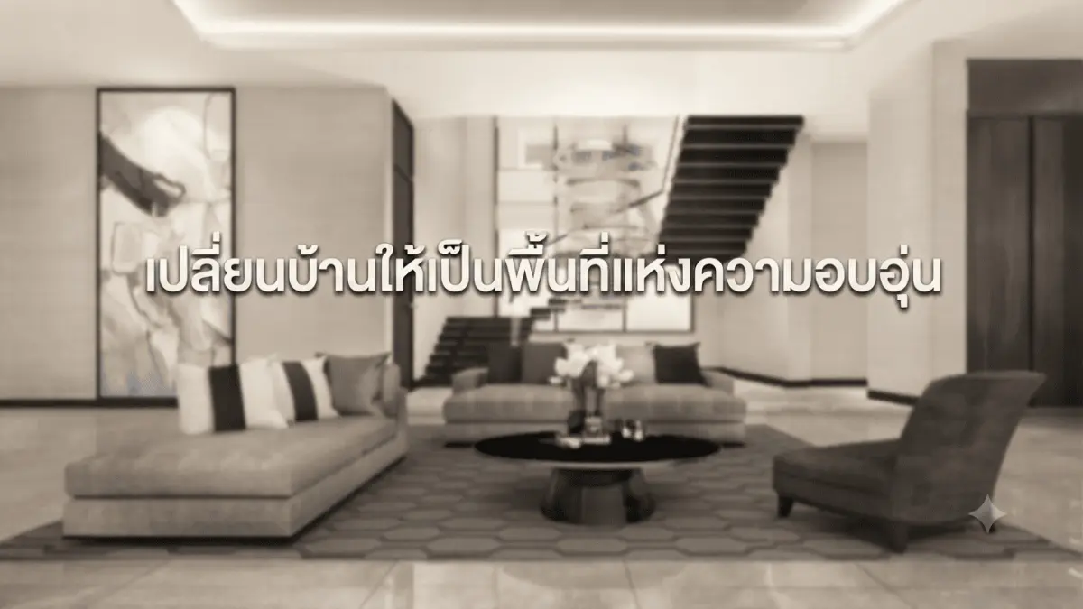  เปลี่ยนบ้านให้เป็นพื้นที่แห่งความอบอุ่น  ไอเดียพื้นที่ส่วนกลางที่ทุกคนใช้เวลาร่วมกันได้