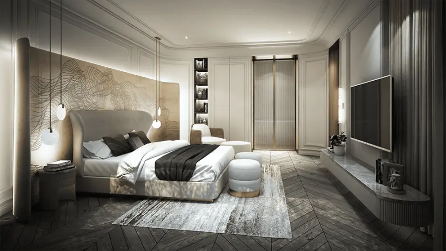 Dark & Moody Bedroom แต่งห้องนอนสีเข้มอย่างไรให้ดูแพงและไม่น่ากลัว?